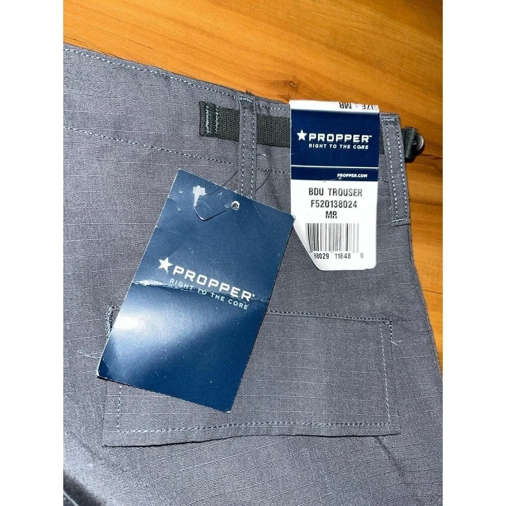 Mens NWT PROPPER Tactical Utility Military Cargo Gray Pants